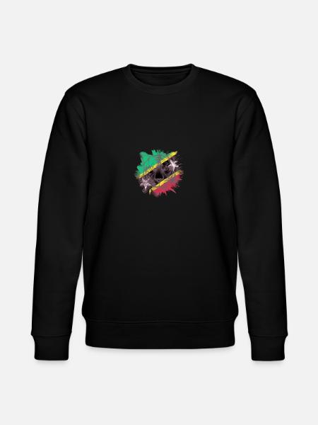 Saint Kitts and Nevis - Stanley/Stella CHANGER Unisex Organic Sweatshirt - black