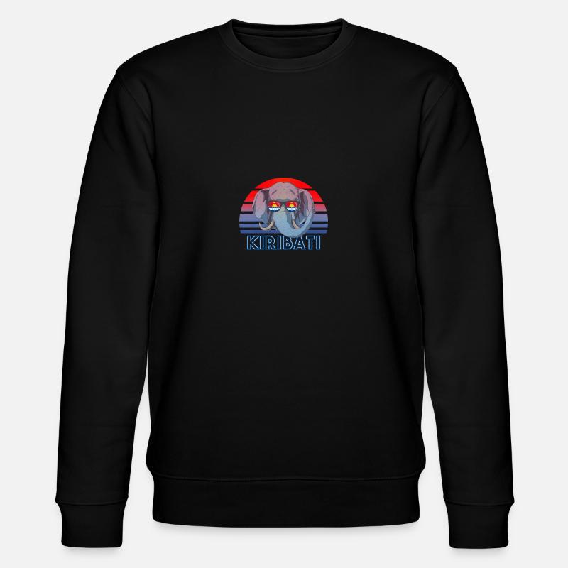 Kiribati - Stanley/Stella Unisex Bio-Sweatshirt CHANGER - Schwarz