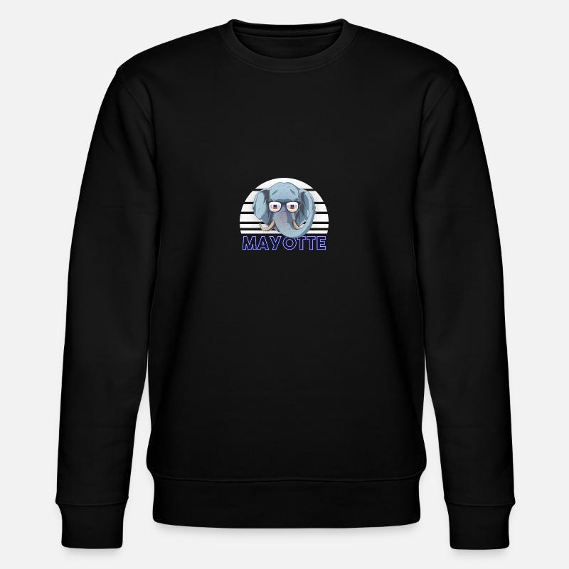 Mayotte - Stanley/Stella Unisex Bio-Sweatshirt CHANGER - Schwarz