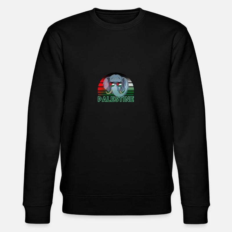 Palästina - Stanley/Stella Unisex Bio-Sweatshirt CHANGER  - Schwarz