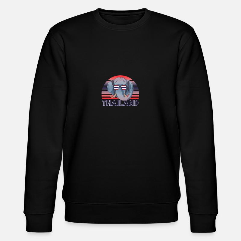Thailand - Stanley/Stella Unisex Bio-Sweatshirt CHANGER  - Schwarz