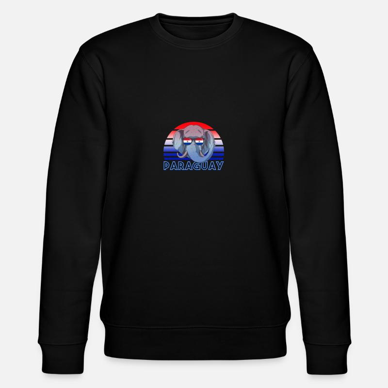 Paraguay - Stanley/Stella Unisex Bio-Sweatshirt CHANGER  - Schwarz