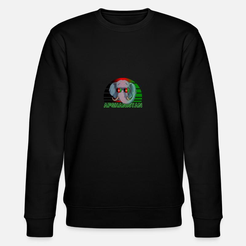 Afghanistan - Stanley/Stella Unisex Bio-Sweatshirt CHANGER  - Schwarz