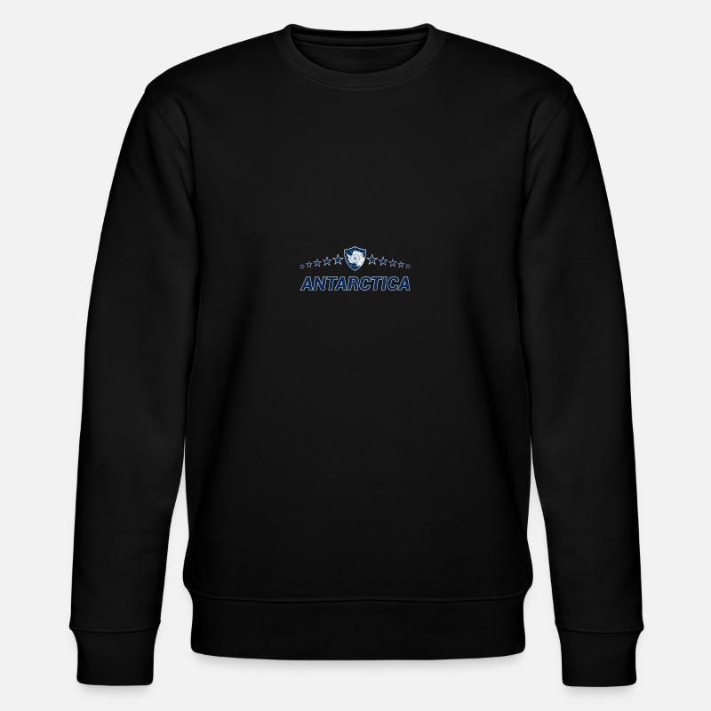 Antarktis - Stanley/Stella Unisex Bio-Sweatshirt CHANGER  - Schwarz