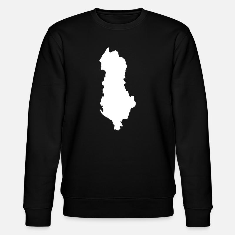 Argentina Map Silhouette Tee - Stanley/Stella CHANGER Unisex Organic Sweatshirt - black