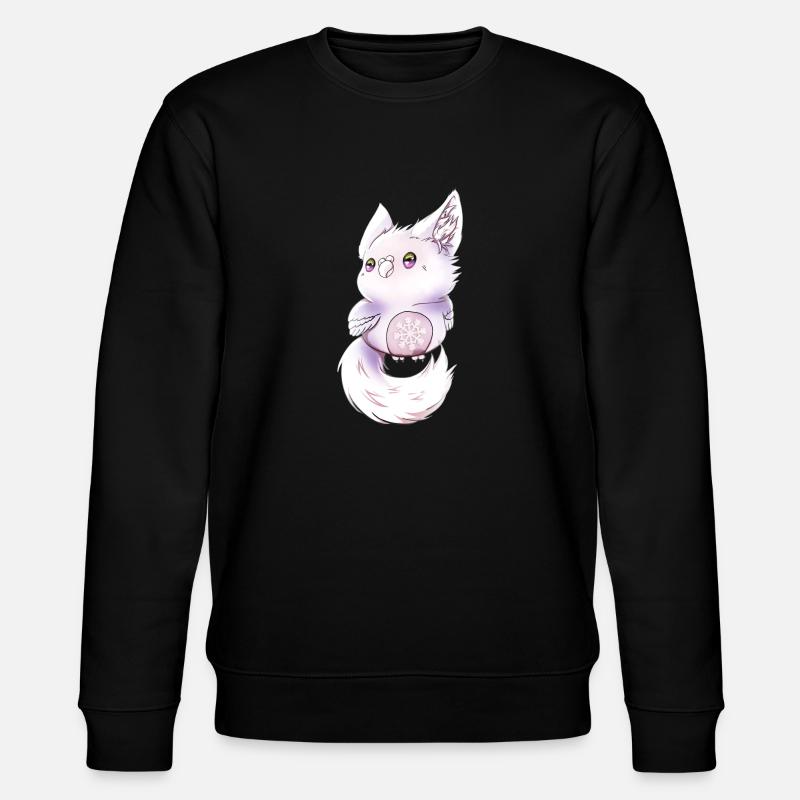 Lupifowl Winter Edition - Stanley/Stella Unisex Bio-Sweatshirt CHANGER  - Schwarz