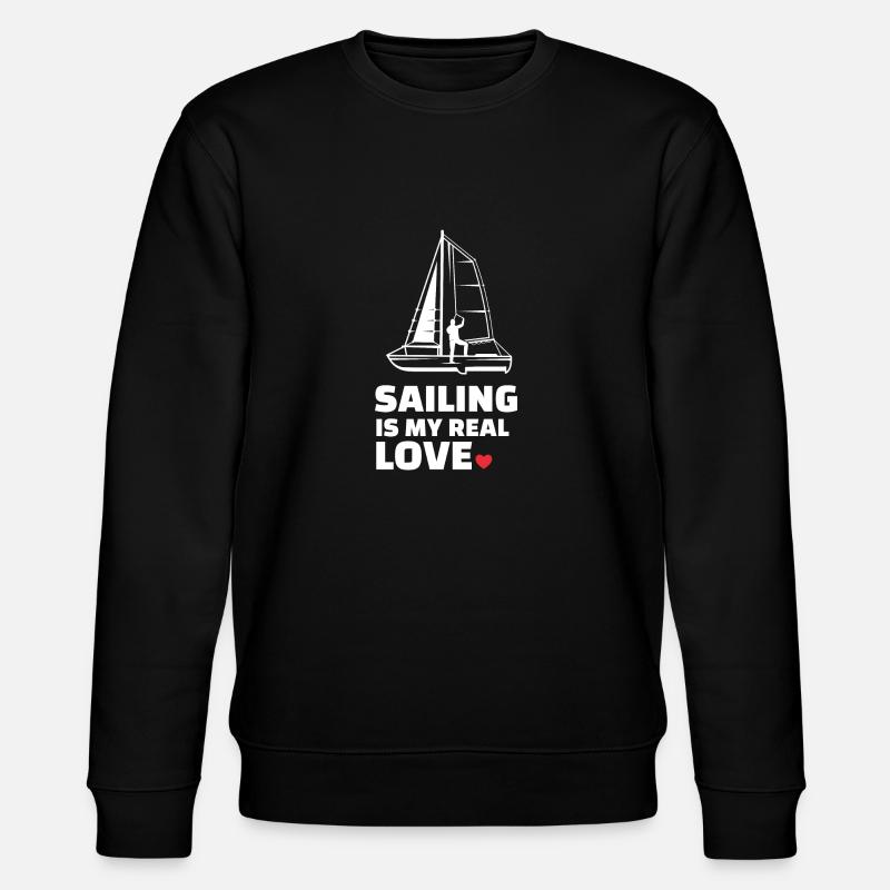 J’adore la voile - Sweat bio CHANGER Stanley/Stella Unisexe - noir