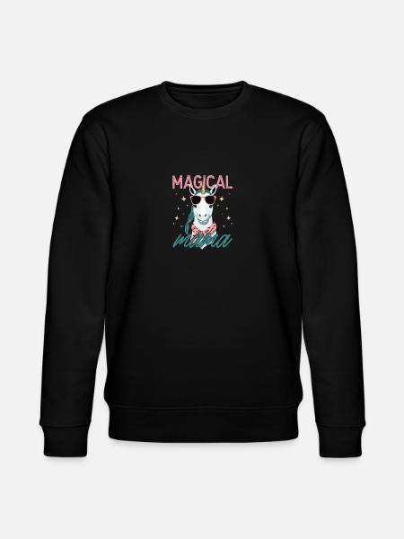 Magical Mom Stylish Unicorn Wife Funny Mom - Stanley/Stella CHANGER Unisex Organic Sweatshirt - black