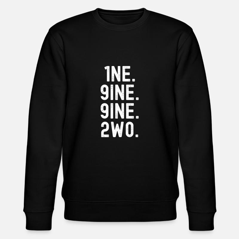 Millésime 1992 - Sweat bio CHANGER Stanley/Stella Unisexe - noir