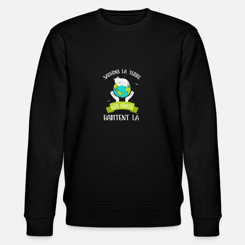 sauvons la terre - Sweat bio CHANGER Stanley/Stella Unisexe - noir