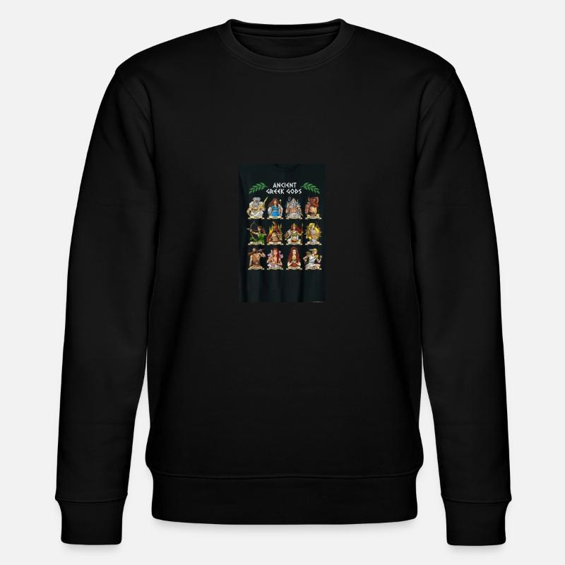 Ancient Greek Gods - Stanley/Stella Unisex Bio-Sweatshirt CHANGER  - Schwarz