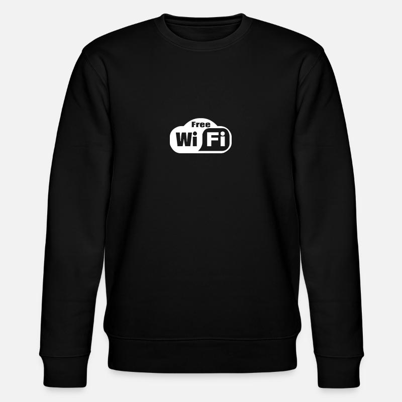 FREEWIFI - Sweat bio CHANGER Stanley/Stella Unisexe - noir