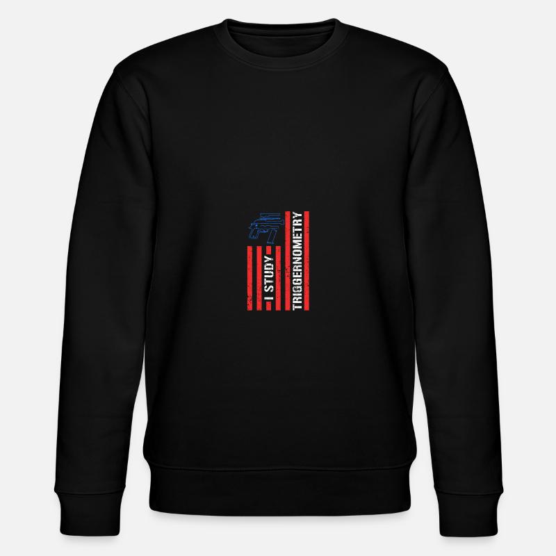 I Study Triggernometry - Stanley/Stella Unisex Bio-Sweatshirt CHANGER  - Schwarz