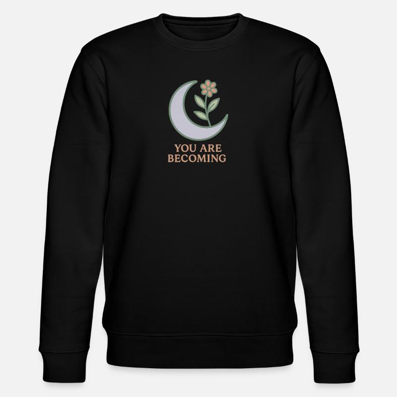 Fleur de Lune : Tu Grandiras - Sweat bio CHANGER Stanley/Stella Unisexe - noir