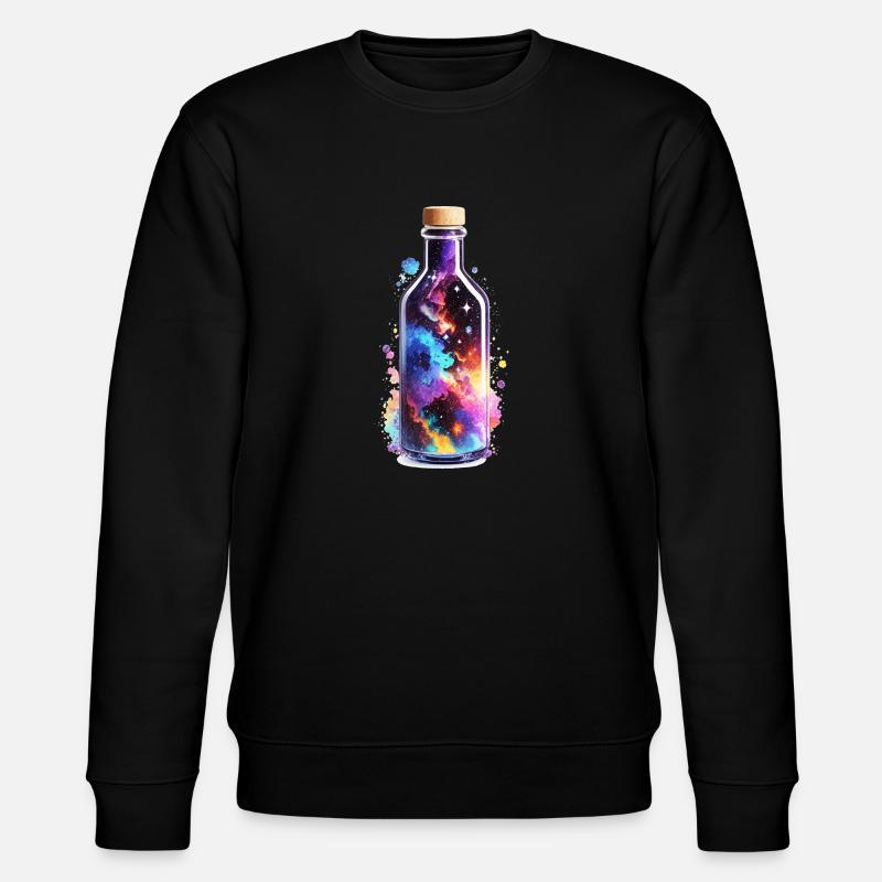Bouteille spatiale - Sweat bio CHANGER Stanley/Stella Unisexe - noir