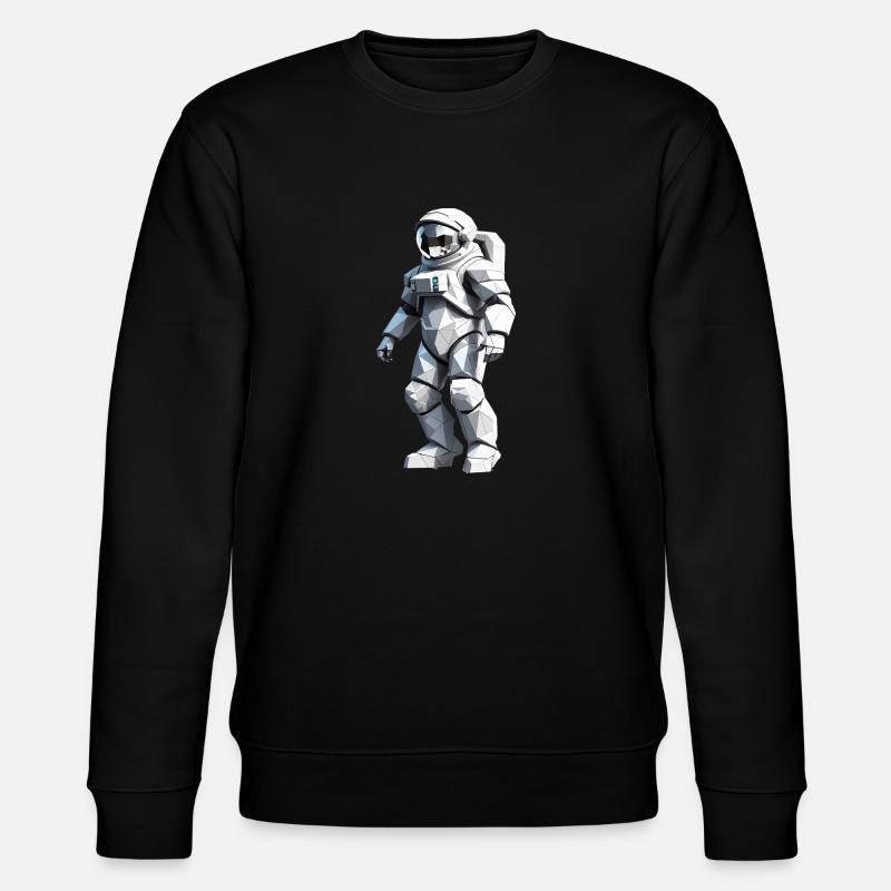 Astronaut - Beruf Design Sticker - Stanley/Stella Unisex Bio-Sweatshirt CHANGER - Schwarz