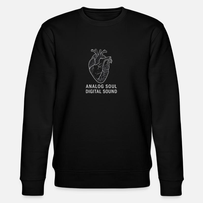 technoheart - Stanley/Stella Unisex Bio-Sweatshirt CHANGER  - Schwarz