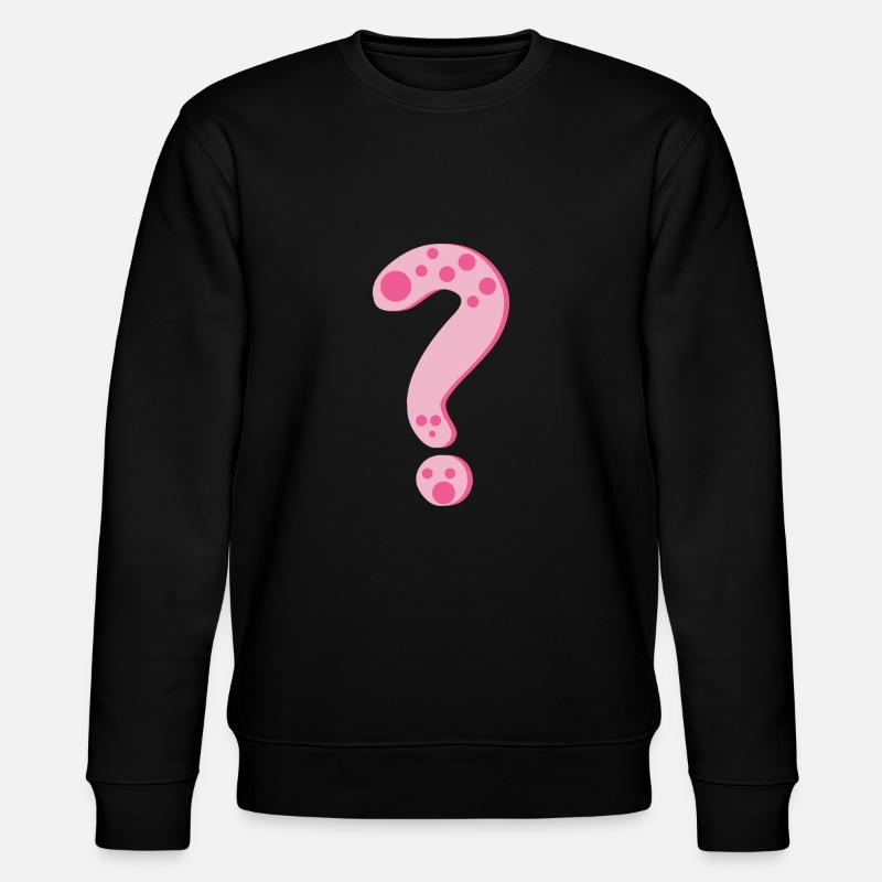Fragezeichen - Stanley/Stella Unisex Bio-Sweatshirt CHANGER  - Schwarz