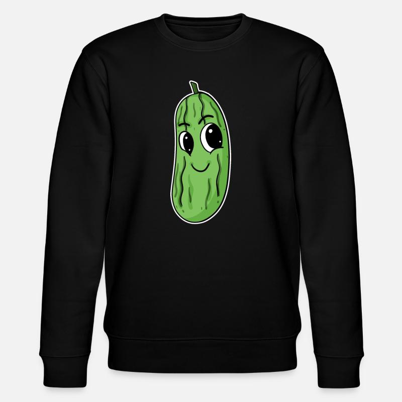 Motif de concombre - Sweat bio CHANGER Stanley/Stella Unisexe - noir