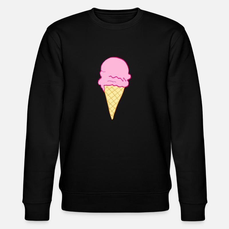 ice cream glace - Sweat bio CHANGER Stanley/Stella Unisexe - noir