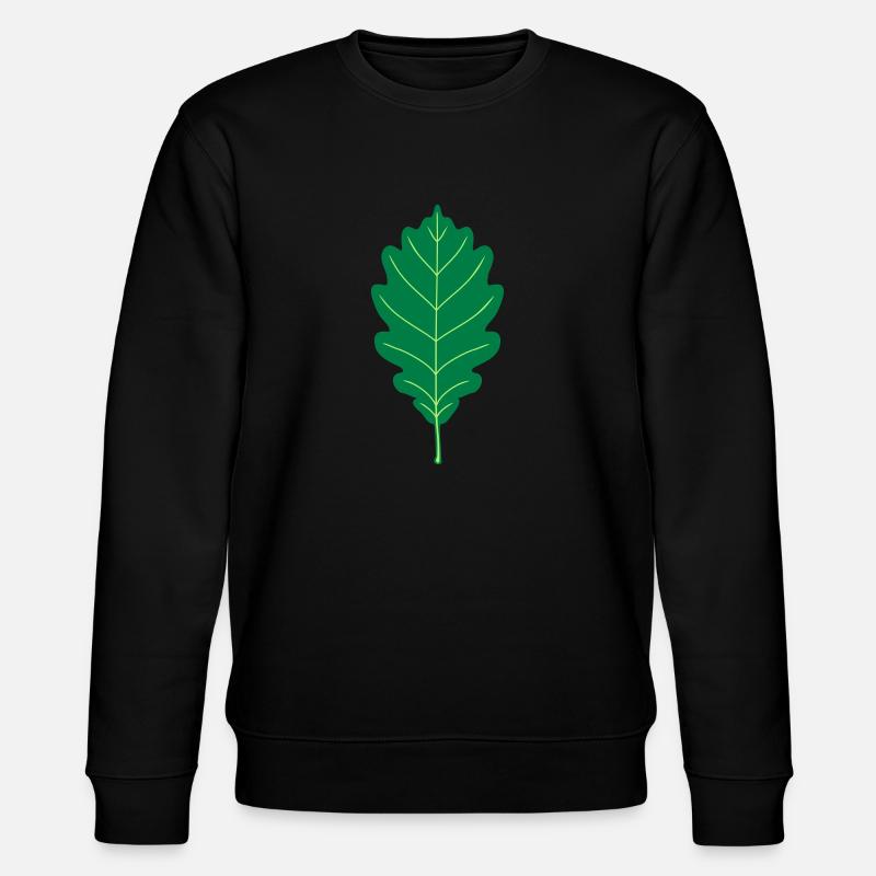 Oak Leaf - Stanley/Stella Unisex Bio-Sweatshirt CHANGER  - Schwarz