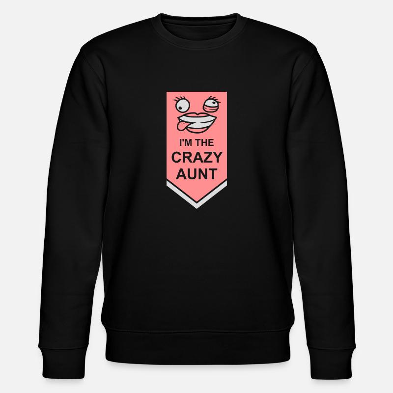 à The Crazy Aunt - Sweat bio CHANGER Stanley/Stella Unisexe - noir