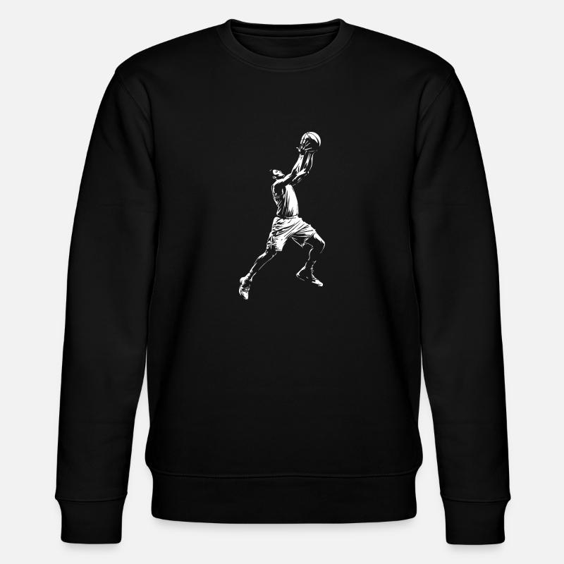 Joueur de basket-ball dunk - Sweat bio CHANGER Stanley/Stella Unisexe - noir