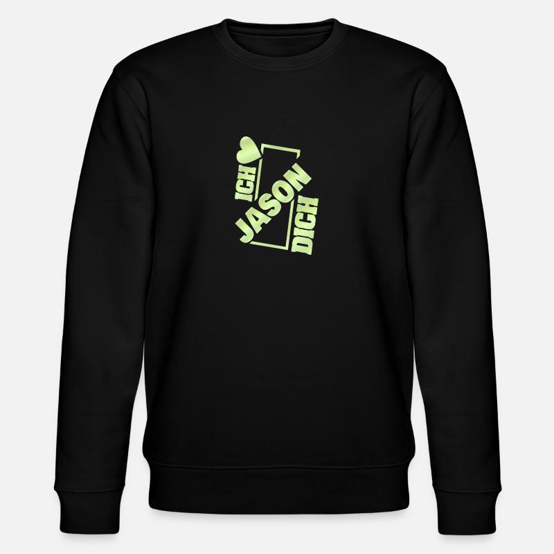 Gift for Jason - Stanley/Stella CHANGER Unisex Organic Sweatshirt - black