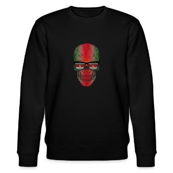 Suriname - Stanley/Stella CHANGER Unisex Organic Sweatshirt - black - Front - Nik (191cm) & Marisol (170cm)