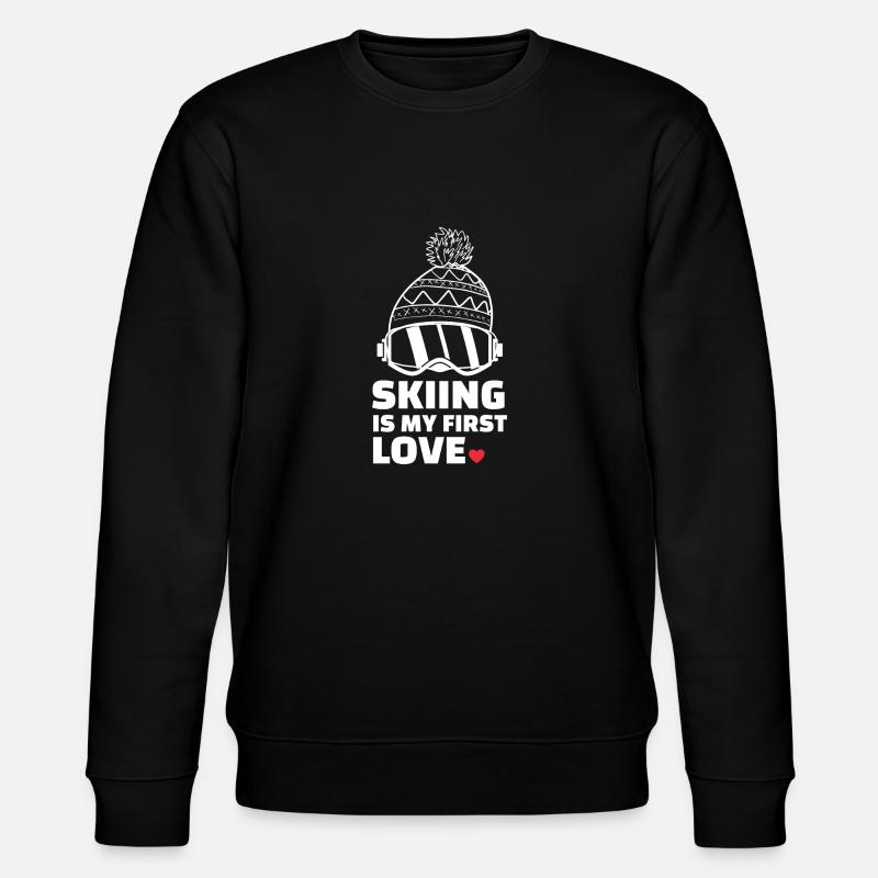 J’adore skier Élégant - Sweat bio CHANGER Stanley/Stella Unisexe - noir