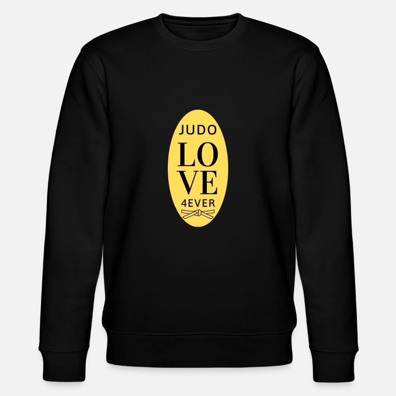 Judo Love 4Ever - Judo Geschenkidee - Stanley/Stella Unisex Bio-Sweatshirt CHANGER  - Schwarz
