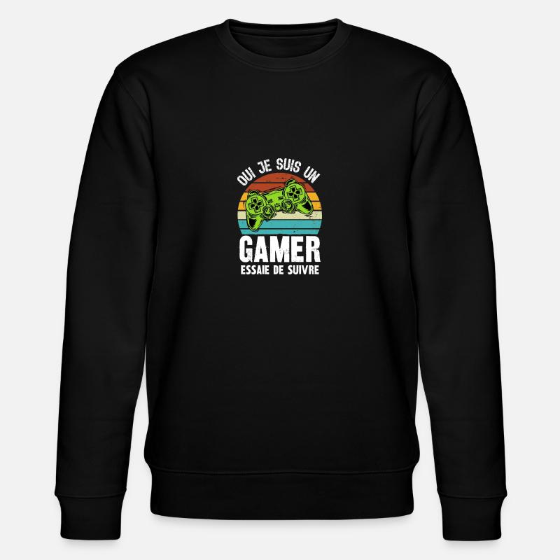 je suis un gamer - Sweat bio CHANGER Stanley/Stella Unisexe - noir