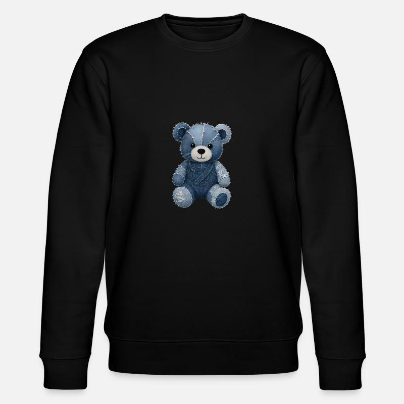 Jeans Teddy - Stanley/Stella Unisex Bio-Sweatshirt CHANGER  - Schwarz