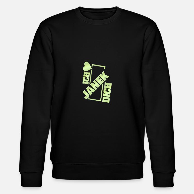Liebespaar Janek - Stanley/Stella Unisex Bio-Sweatshirt CHANGER  - Schwarz