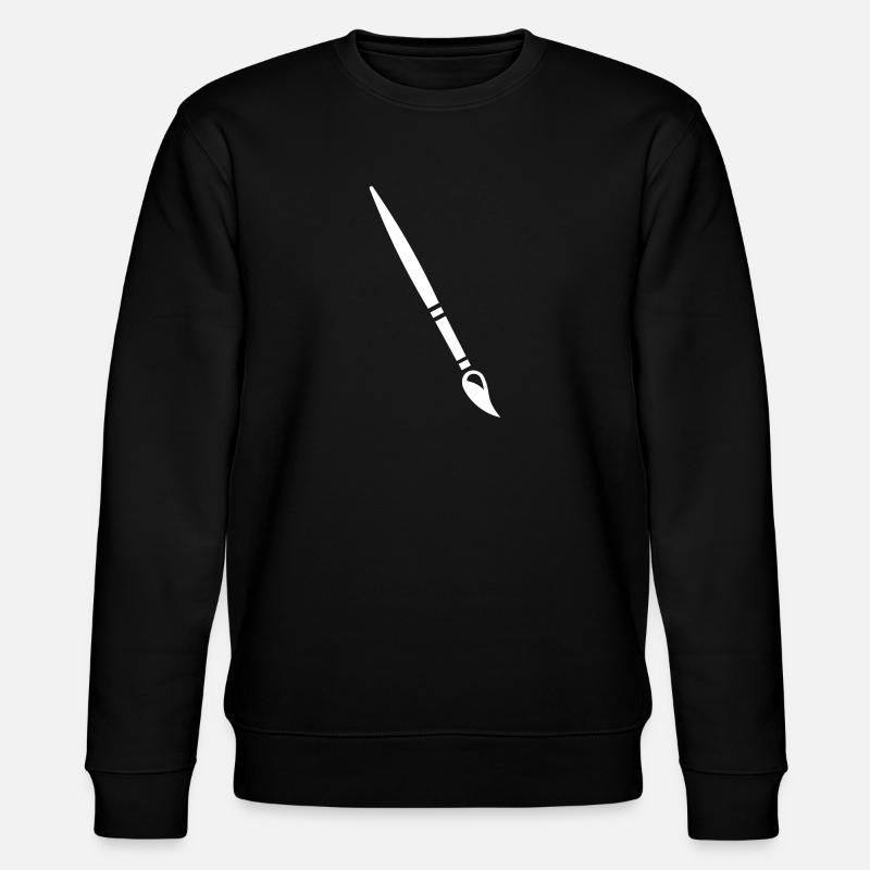 Pinsel - Stanley/Stella Unisex Bio-Sweatshirt CHANGER  - Schwarz