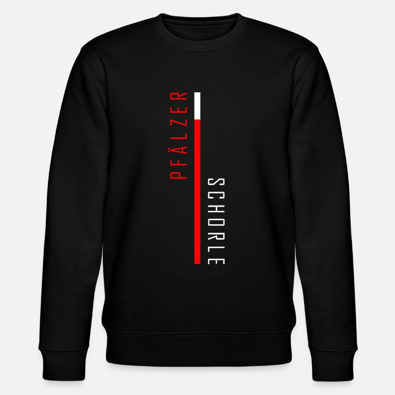 Pfälzer Schorle - Stanley/Stella Unisex Bio-Sweatshirt CHANGER  - Schwarz