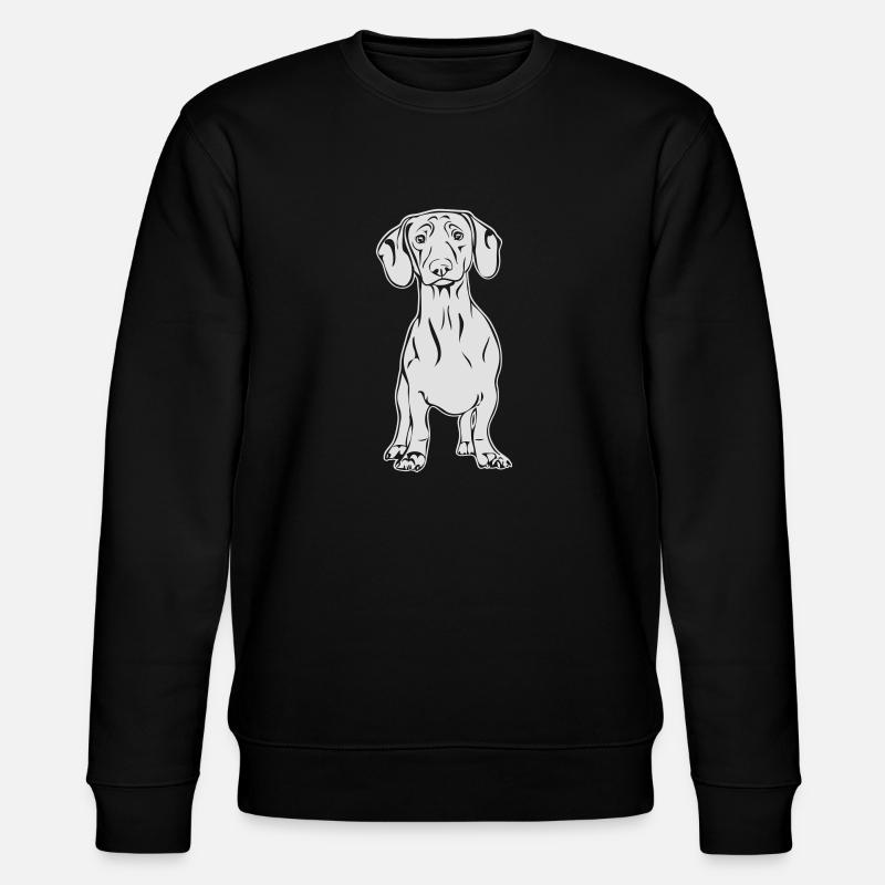 debout Teckel Teckel - Sweat bio CHANGER Stanley/Stella Unisexe - noir