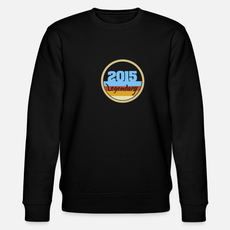 Jahr 2015 - Stanley/Stella Unisex Bio-Sweatshirt CHANGER  - Schwarz