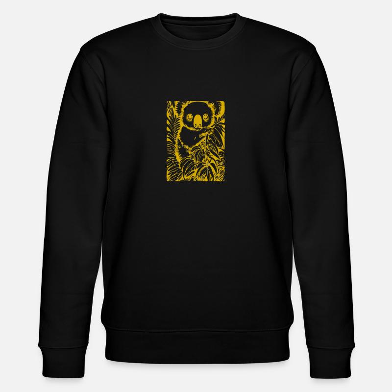 Koala - Stanley/Stella Unisex Bio-Sweatshirt CHANGER  - Schwarz