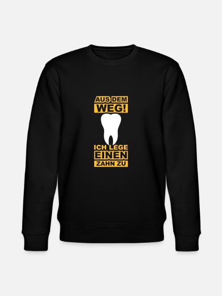 Zahn zulegen - Stanley/Stella Unisex Bio-Sweatshirt CHANGER - Schwarz