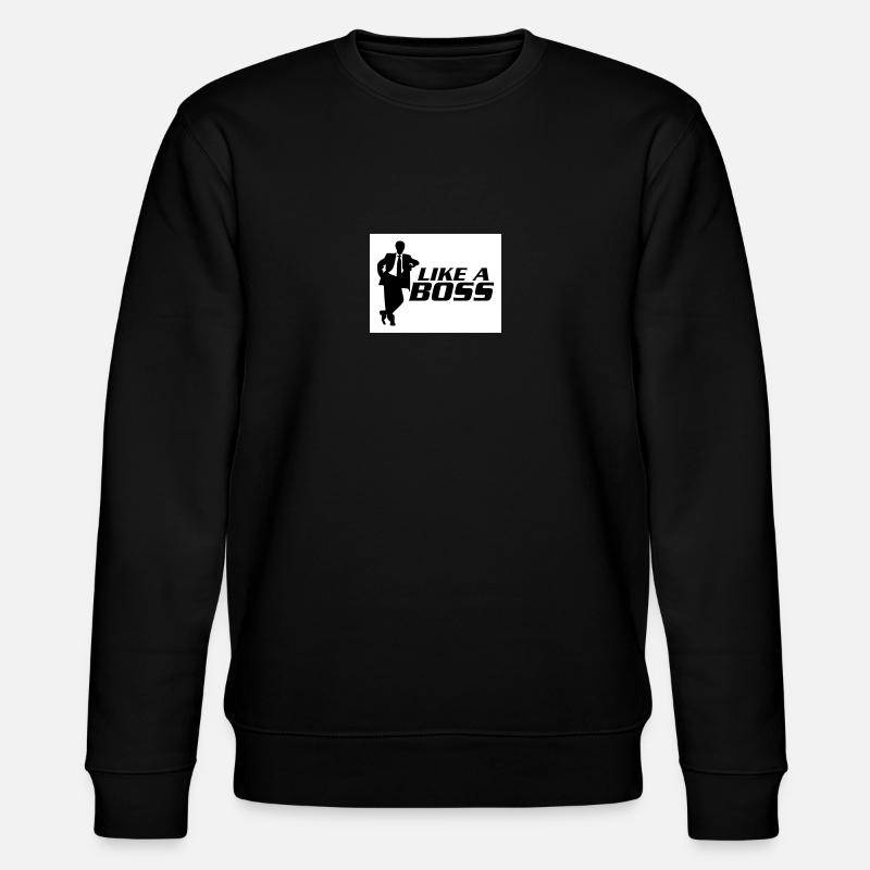 CHEF - Stanley/Stella Unisex Bio-Sweatshirt CHANGER  - Schwarz