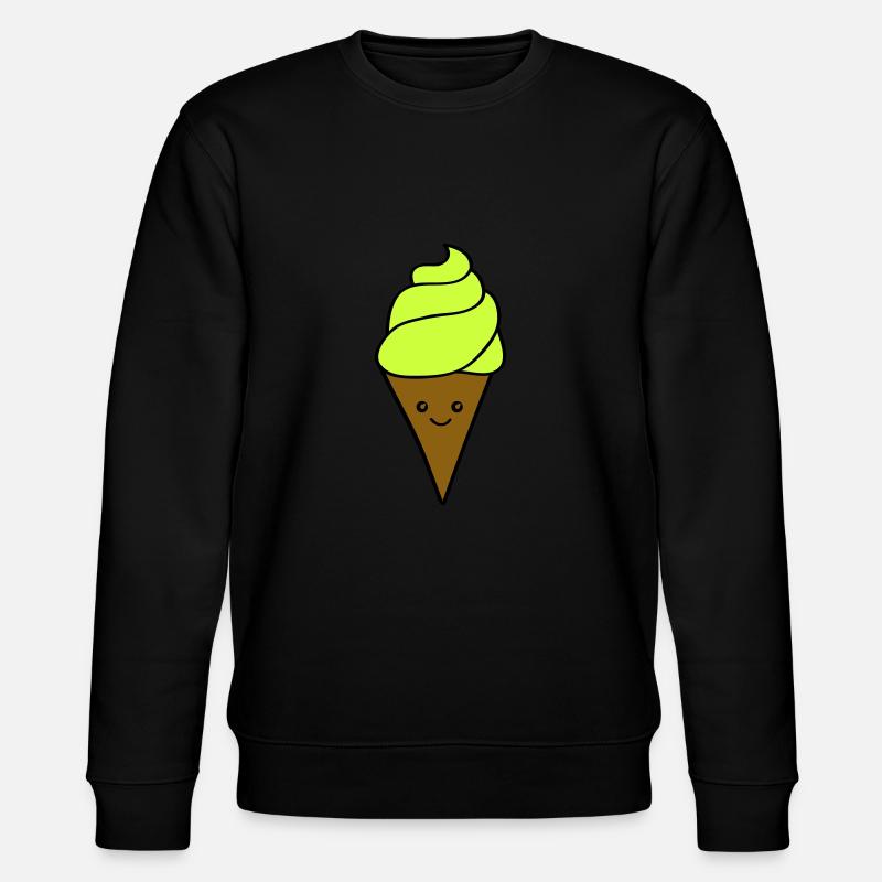 Icecream Smile - Stanley/Stella Unisex Bio-Sweatshirt CHANGER  - Schwarz