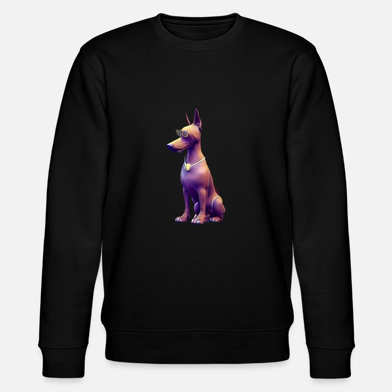 Dobermann - Stanley/Stella Unisex Bio-Sweatshirt CHANGER - Schwarz