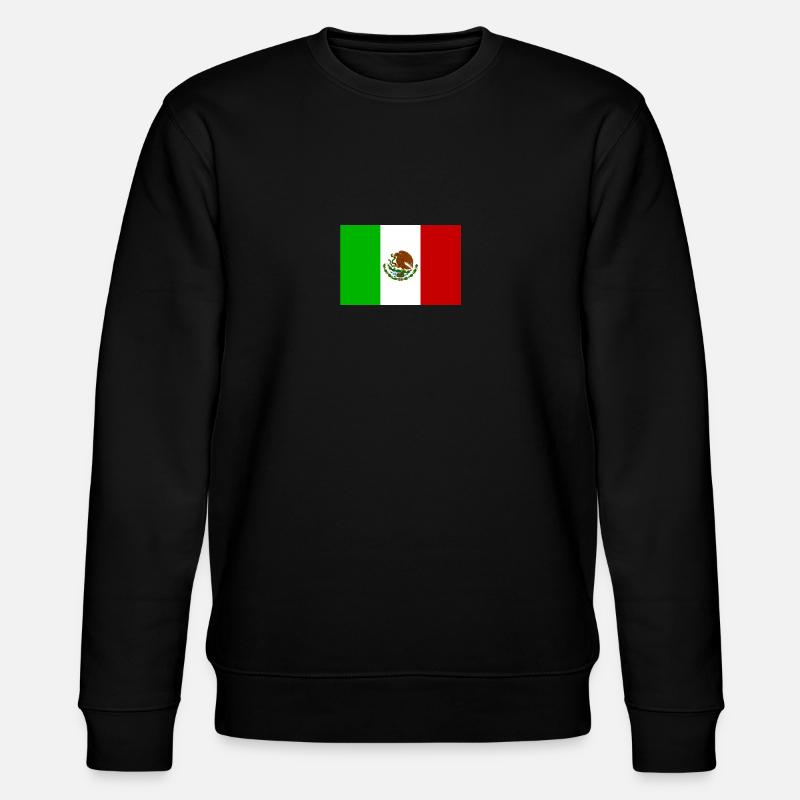 Flagge México - Stanley/Stella Unisex Bio-Sweatshirt CHANGER  - Schwarz