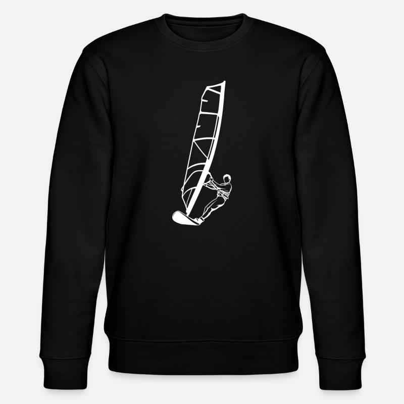 Garçon de planche à voile - Sweat bio CHANGER Stanley/Stella Unisexe - noir
