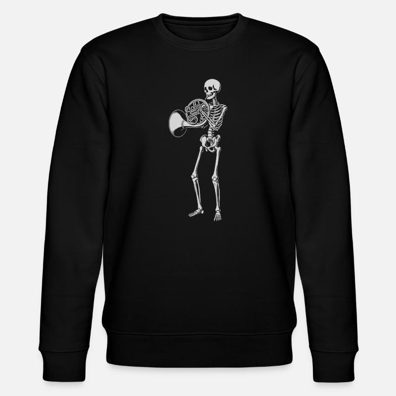 Sérénade en laiton squelette - Sweat bio CHANGER Stanley/Stella Unisexe - noir