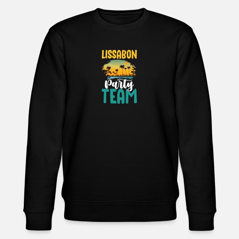 Lissabon Party Team - Stanley/Stella Unisex Bio-Sweatshirt CHANGER  - Schwarz