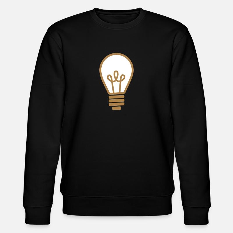 Glühbirne - Stanley/Stella Unisex Bio-Sweatshirt CHANGER  - Schwarz