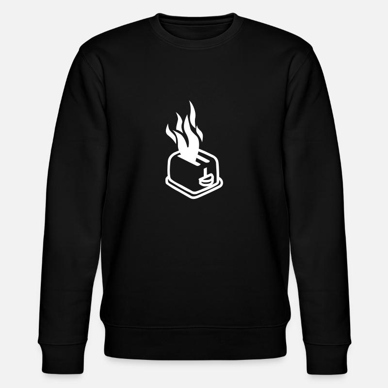 Grille-pain brûlant - Sweat bio CHANGER Stanley/Stella Unisexe - noir