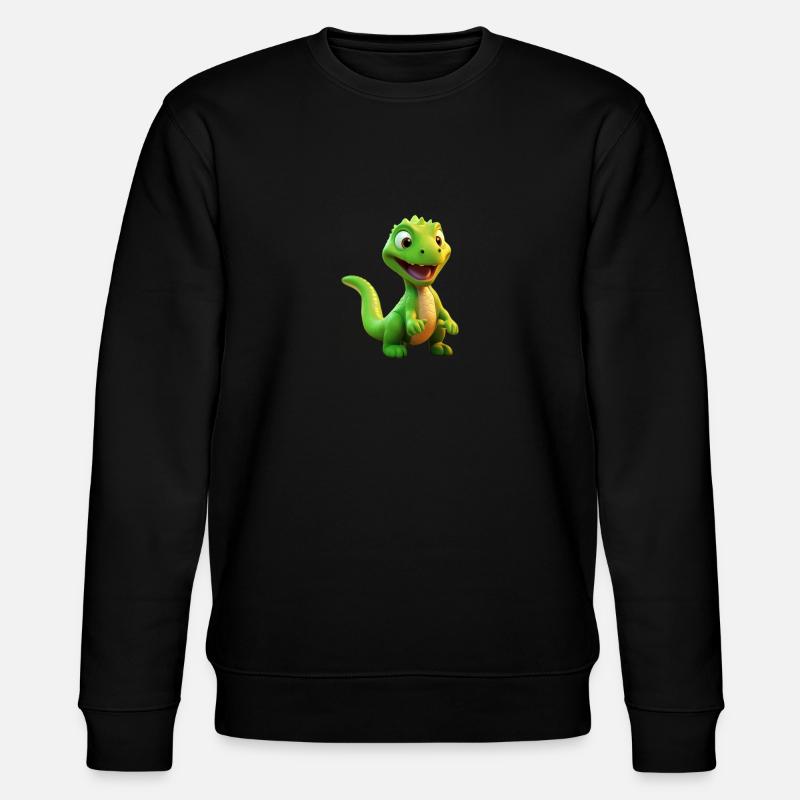 Tinysaure - Stanley/Stella CHANGER Unisex Organic Sweatshirt - black